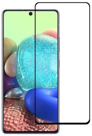 2.5D 9H Full Glue Screen Protector For Samsung Galaxy A71 5G Clear/Black