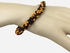 ZISKA Handmade Beaded Bracelet - Black & Orange