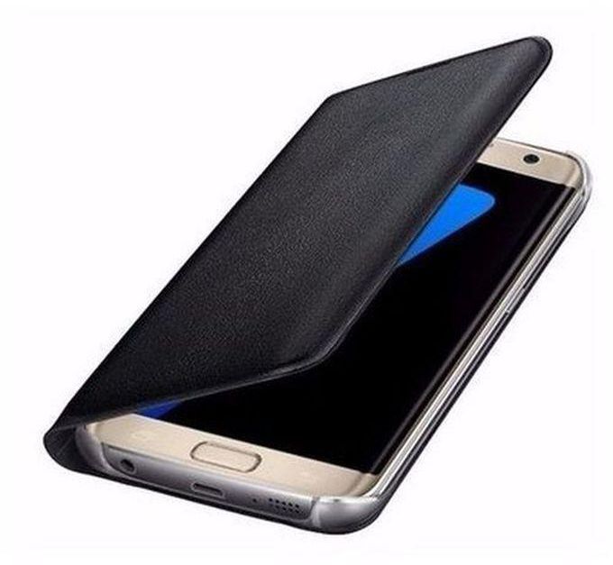 Samsung Galaxy A8 Plus Smart Phone Leather Flip Pouch