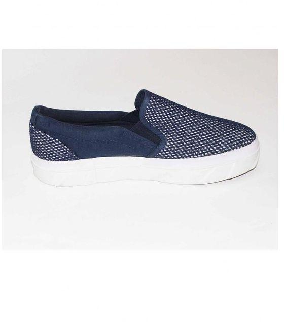 Genuine Slip On Shoes-Navy