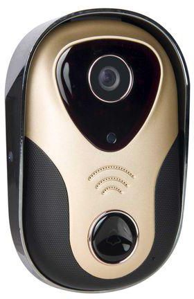 Generic 720P Wifi Doorbell Camera Wireless Video Intercom SmartPhone Control Door Bell With Night Vision - Black and Gold