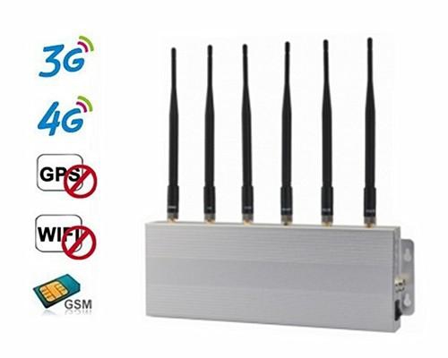6 Band 2G 3G 4G GPS WiFi Mobile Signal Jammer