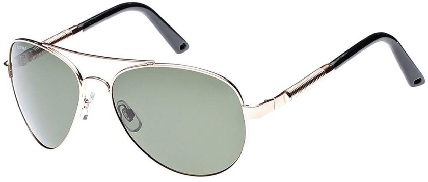 U.S. Polo. Assn. Aviator Gold Men's Sunglasses - Greenwich - 60-18-135