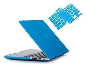 Smooth Soft-Touch Plastic Matte Cover With Matching Keyboard For Apple MacBook Air 13 inch A1466 A1369 Older Version 2017 2016 2015 Sky Blue