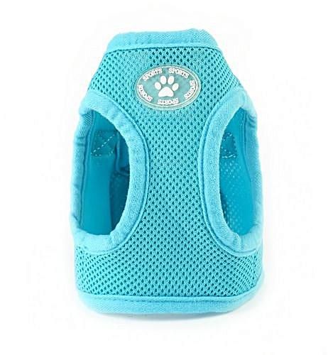Generic Adjustable No Pull Dog Harness Traction Chest Straps Safe Control Easy Walking Pet Vest Specification (length * Width):XS Color:Light Blue