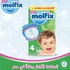 Molfix Baby Diapers 4 Maxi, 7-18 kg - 58 Diapers
