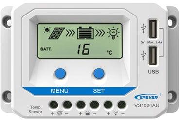 Solar Charge Controller White/Grey