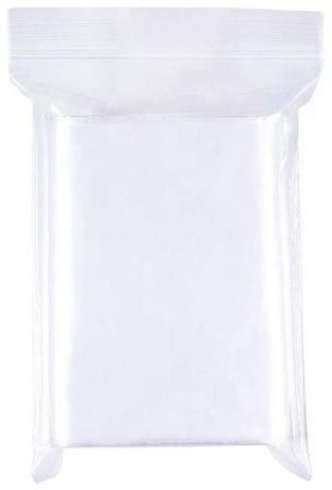 200-Piece Resealable Heavy Duty Plastic Zipper Bag Clear 12x8cm