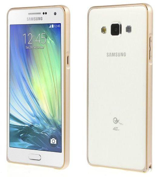 Margoun Luxury Frame cover case for Samsung Galaxy A3 Gold