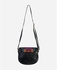 Variety Textile Embroidered Cross Body Bag - Black