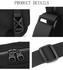 Mens Crossbody Bag Shoulder Bag with Adjustable Strap and Top Handle Multi-layer Functional New Trends Fashion Waist Pack Handbag