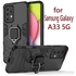 Samsung Galaxy A33 5G - Rugged Protective Case Pouch With Magnetic Ring Holder