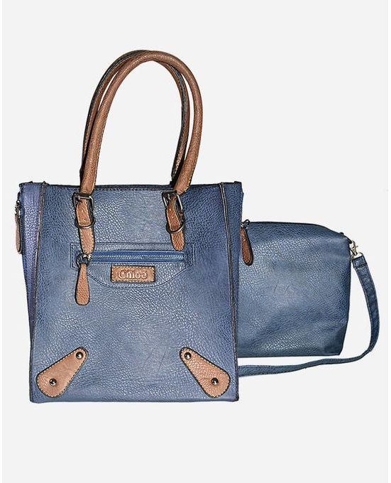 ZISKA Set Of 2 piece(CrossBody Bag , Handbag Purse ) - Blue
