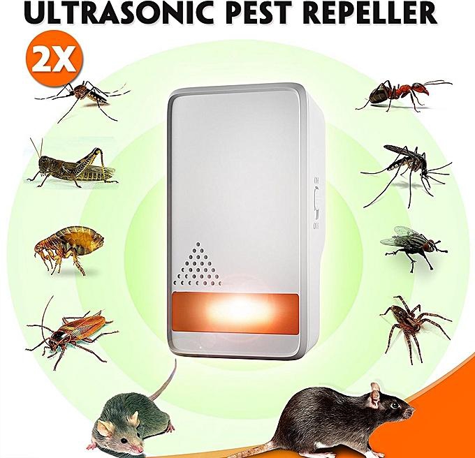 2x Elektronische Ultraschall Anti Moskito Kakerlake Maus M?rder Repeller Insekt