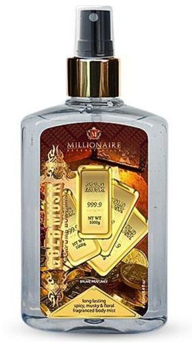 Millionaire Beverly Hills Men's Gold Musk Body Mist - 250ml