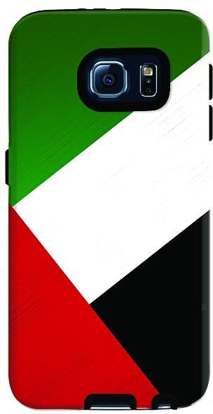 Stylizedd Samsung Galaxy S6 Premium Dual Layer Tough Case Cover Matte Finish - Flag of UAE