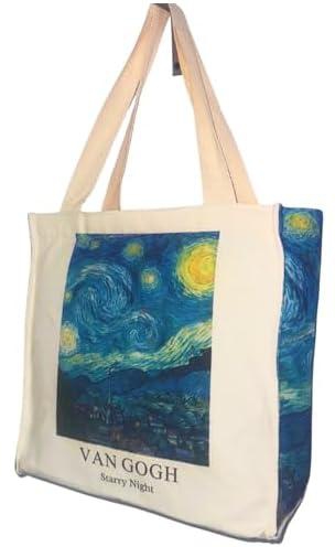حقيبة حمل فنية فيرمير، فان جوخ، دافنشي غوستاف كليمت، حقيبة فنية عصرية (فان جوخ - ليلة مليئة بالنجوم)