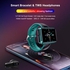 2 In 1 IP67 Waterproof Multi-Function Bluetooth Earbud Wireless Headphone And Smartwatch For iOS/Android Phones Gold