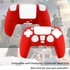 Grips Compatible for PS5 Controller Grips,Pandaren Skin Texture Pattern Cover for Sony Playstation 5 Sweat-Proof Anti-Slip Silicone Cover Hand Grip with 8pcs FPS Pro Thumbsticks Cap Protector(Red)