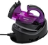 Panasonic Steam Iron/Cordless/Digital Control/Ceramic/135ml/1550W/Black-Purple - (NI-WL41VTH)