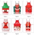 Kitchen Apron Cute Elf Pattern Apron For Holidays Housewarming Gift Thanksgiving multicolour 19*1*16cm