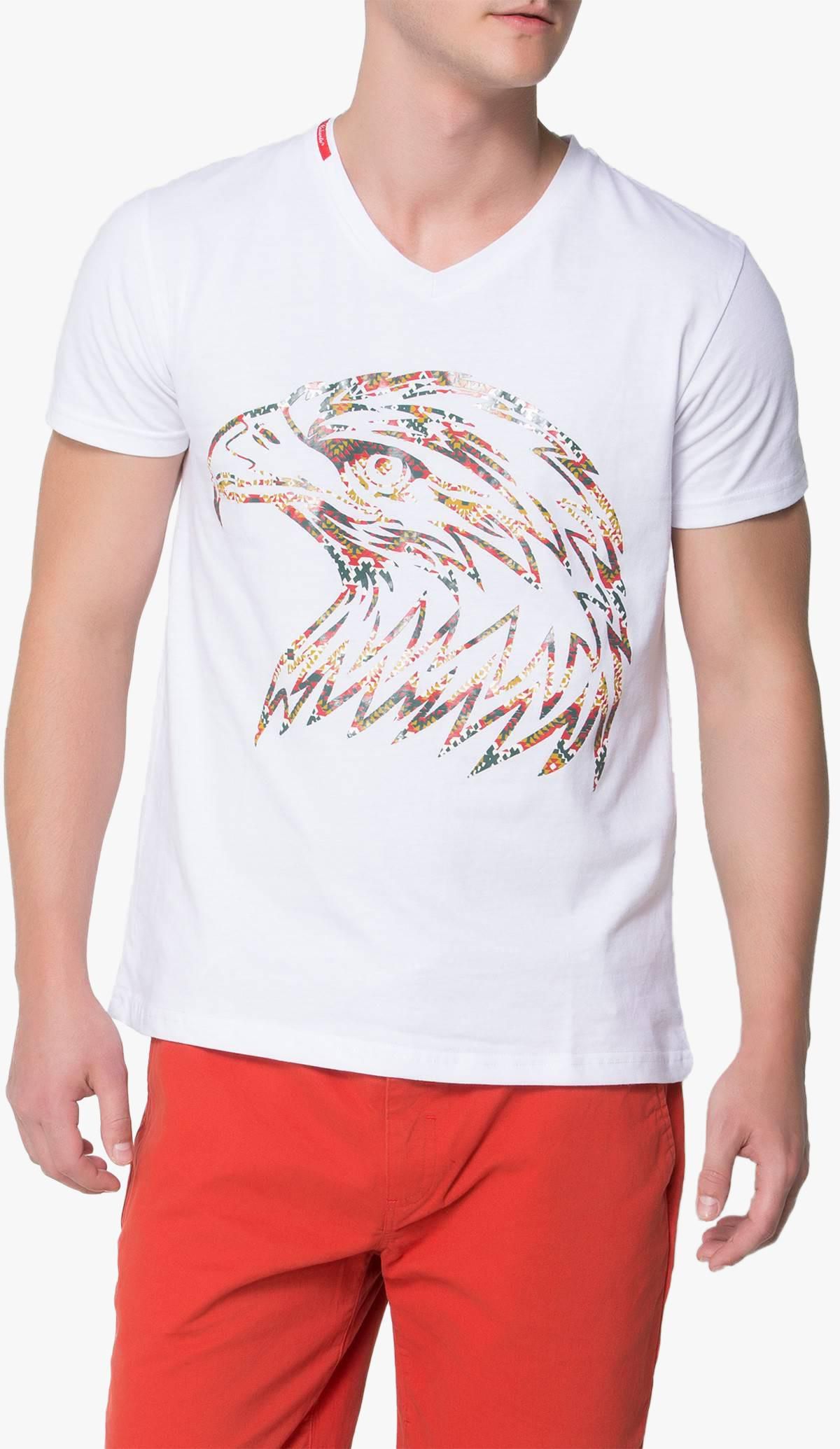 Ethnic Falcon Head T-Shirt