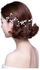 مجموعة دبابيس شعر للتزيين مكونة من 3 قطع أبيض