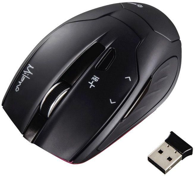 Hama HM53942 Milano Compact Wireless Mouse - Black