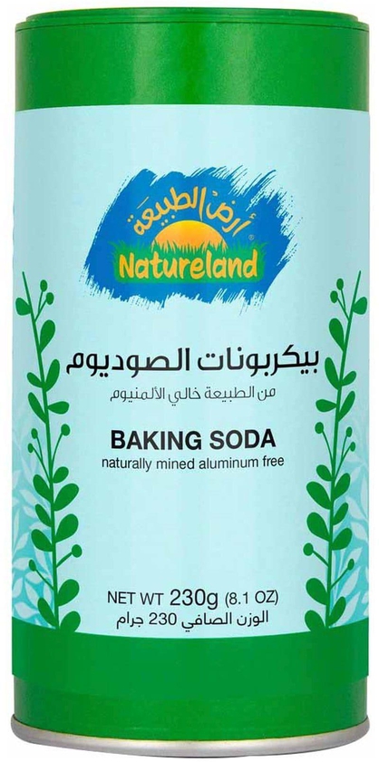 Natureland Baking Soda Tin 230g