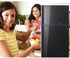 Sharp Freestanding Digital Refrigerator With Inverter Technology, No Frost, 2 Doors, 18 FT, Glass Black - SJ-GV58A(BK)