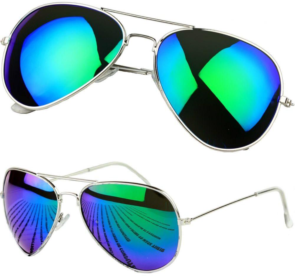 نظارات شمسية للجنسين مصنوع من المعدن UV400