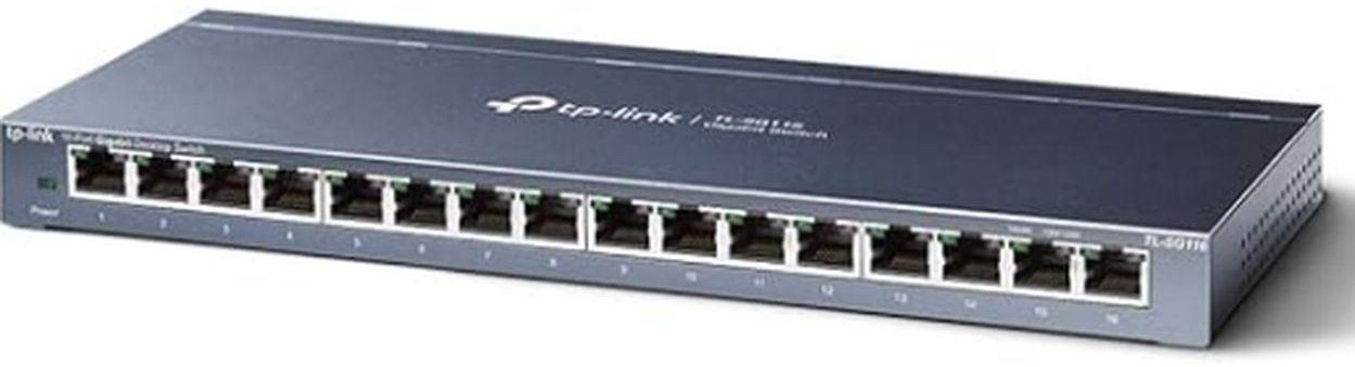 TP-Link سويتش كمبيوتر مكتبي جيجابت (16 منفذ، TL-SG116) من تي بي - لينك