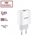 Earldom Original Earldom ES-196, 2.4 A Fast Charger, Dual USB (2 Ports) With Micro USB Cable