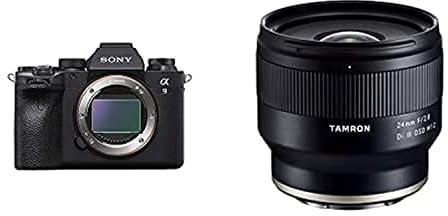 Sony A9II Mirrorless Camera 24.2MP Full Frame Mirrorless ILCE9M2, Body Only with Tamron 24mm F/2.8 Di III OSD M1:2 Lens for Sony Full Frame/APS-C E-Mount, Model Number: TM24F28S