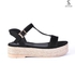 Lifestylesh K-2 Comfortable Flat Sandals - Black