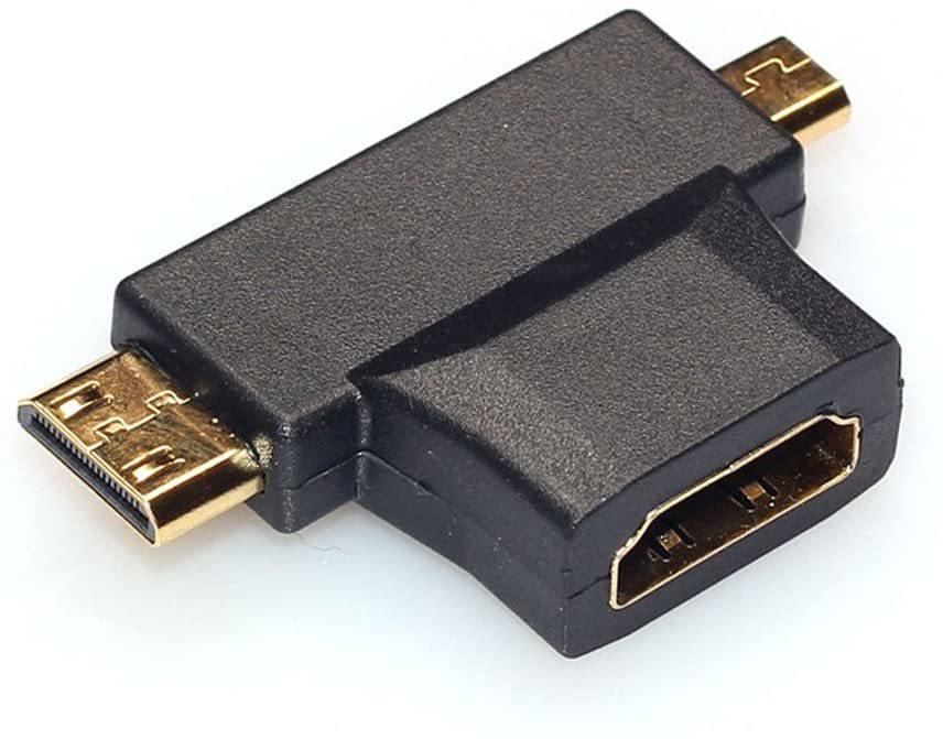 HDMI FEMALE TO MINI HDMI  MALE/ MICRO HDMI MALE ADAPTER - STEK HIGH QUALITY CONNECTORS