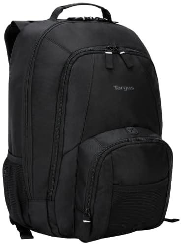 Targus Groove Professional Business Laptop Backpack with Padded Compartment, Durable PVC Resistant Material, Front and Side Pouch Pockets, Protective Sleeve fits 16-Inch Laptop, Black (CVR600)