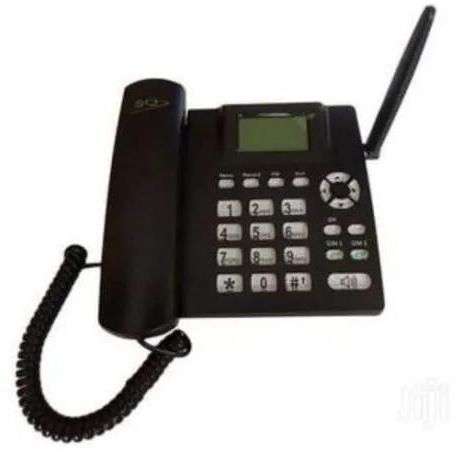 SQ LS930 Desktop Wireless Telephone //GSM Fixed //Dual Sim -Black
