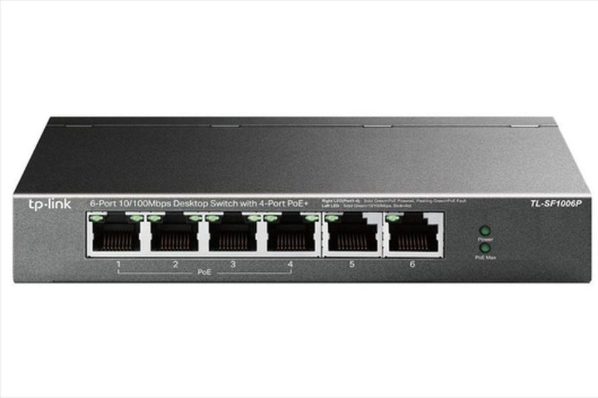 TP-Link Switch Tp.Link 6Ports 10/100 Gigabit TL-SF1006P