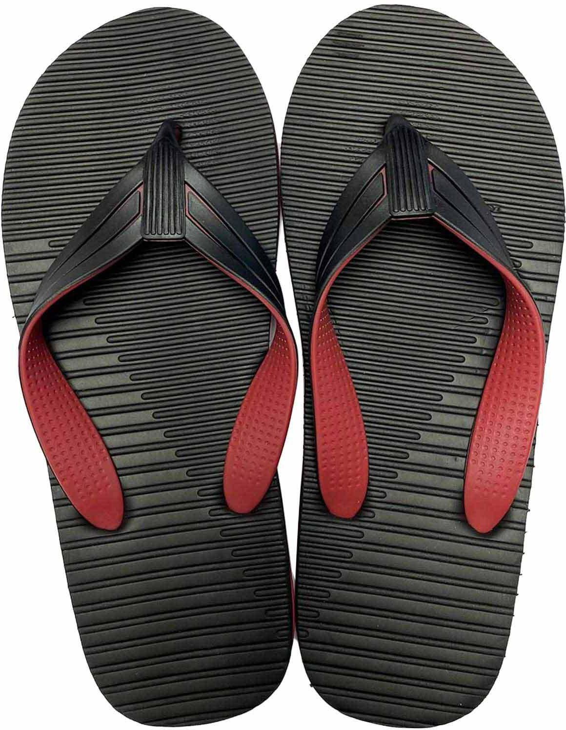 Al Nasser 371264 Slipper for Men - Black/Red - Size 39/40