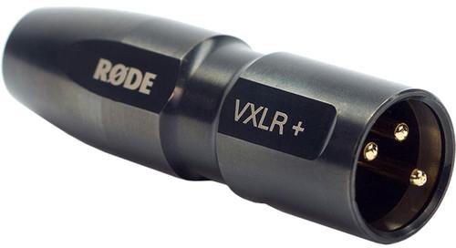 RODE VXLR+ 3.5mm TRS Female to XLR Male Adapter With Phantom Power Converter