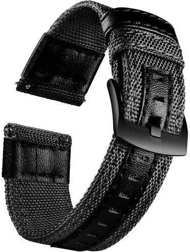Woven Nylon Watch Band 22MM Strap For Honor Watch Magic 2 - 46mm - Black