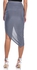MISSGUIDED Grey Polyester Wrap Skirt For Women
