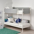 VITVAL Bunk bed frame, white/light grey, 90x200 cm - IKEA