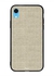 Skin Case Cover -for Apple iPhone XR Off White Brown Pattern Off White Brown Pattern