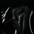 Charm Earrings for women 3 water drop crystal dangle