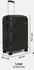 Black Suitcase Large(Check-In: Non-breakable)