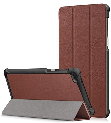 Coosybo [TAB 7] Case, Ultra Slim Hard Case + PU Leather Cover Stand For 7.0" Lenovo [TAB4 7] TB-7504F/N/X, Brown