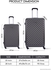 PARA JOHN2-Pieces Hardside Travel Trolley Luggage Set GREY 20/28