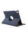 Generic Cloth Skin Swivel Stand Leather Tablet Cover for iPad Pro 9.7 Inch – Dark Blue